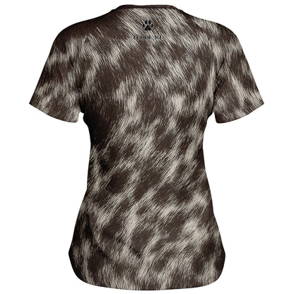 Mocha Patch Fur Tee