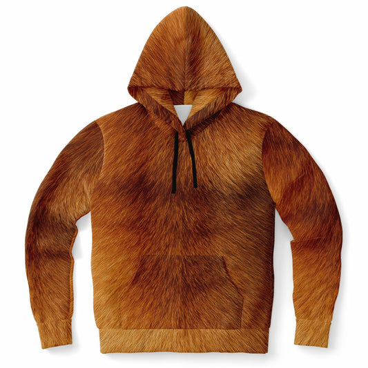 Autumn Ember Fur Hoodie
