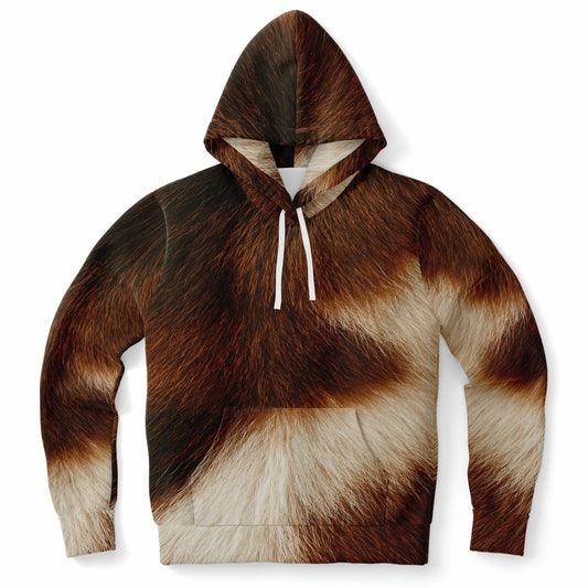 Alpine Glow Fur Hoodie