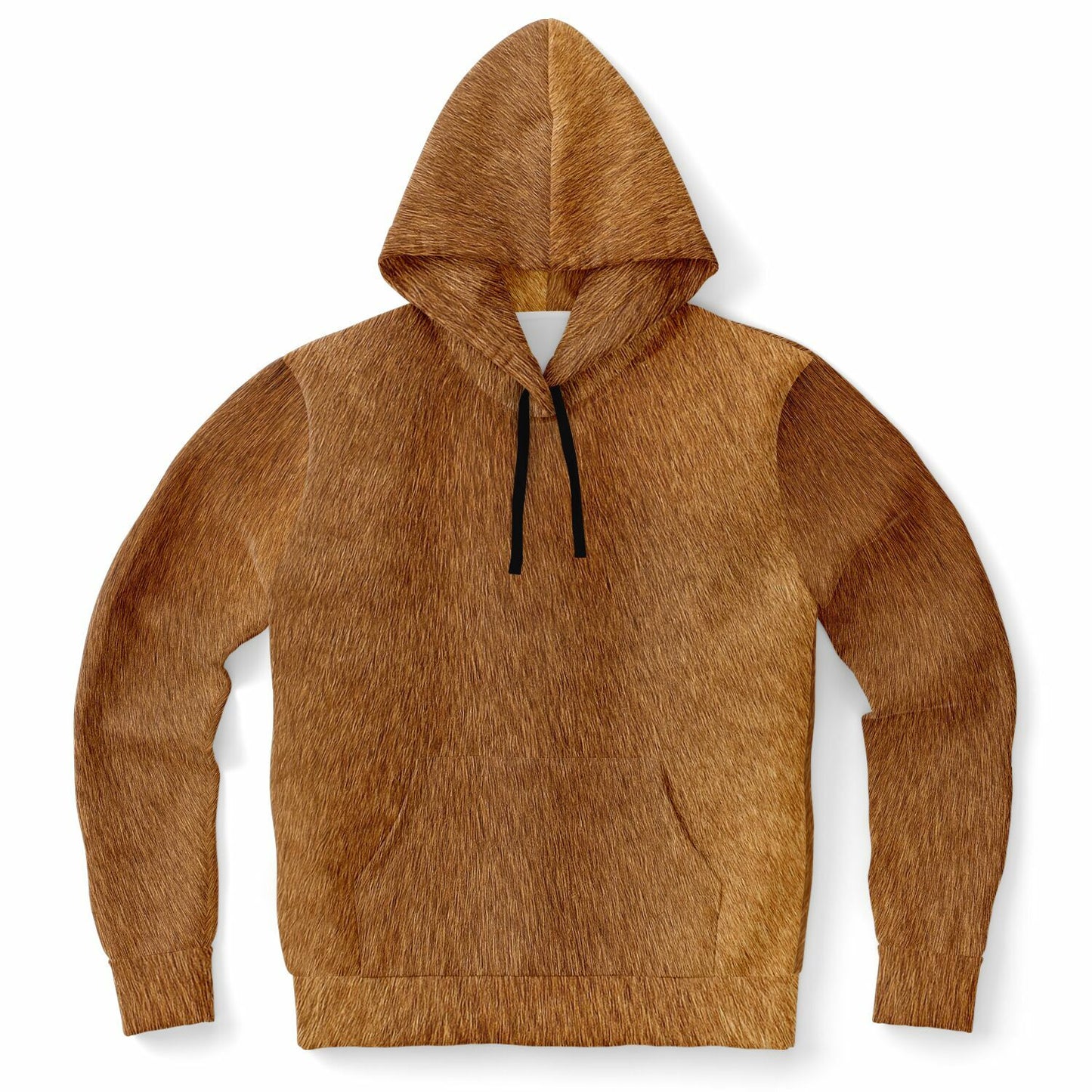 Copper Glow Fur Hoodie
