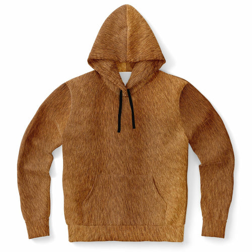 Copper Glow Fur Hoodie