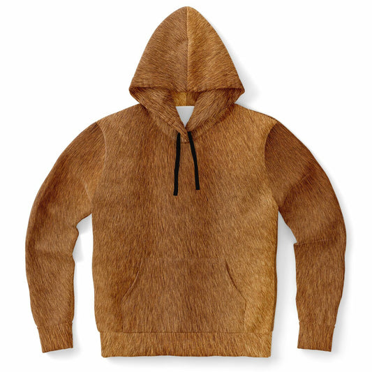 Copper Glow Fur Hoodie