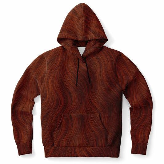 Golden Retriever Dark Red Fashion Hoodie