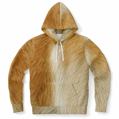 Golden Glow Fur Hoodie
