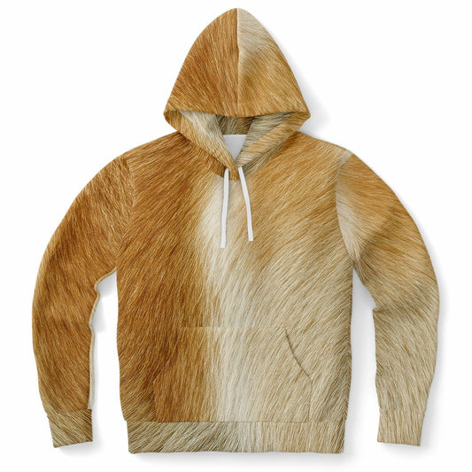 Golden Glow Fur Hoodie