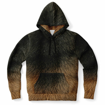 Shadow Flame Fur Hoodie