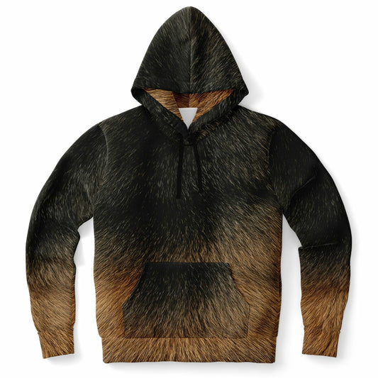 Shadow Flame Fur Hoodie