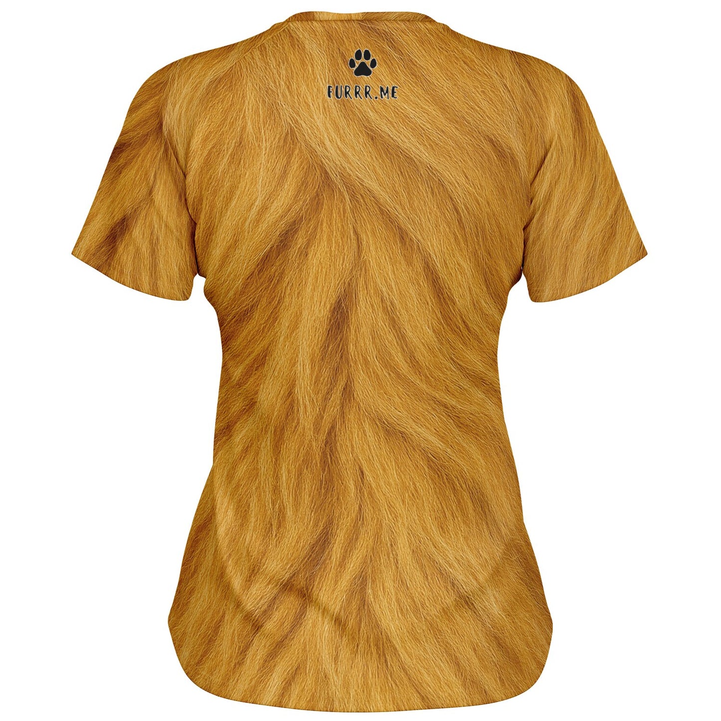 Golden Flame Fur Tee