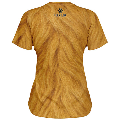 Golden Flame Fur Tee
