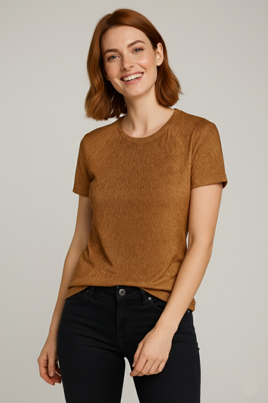 Copper Glow Fur Tee