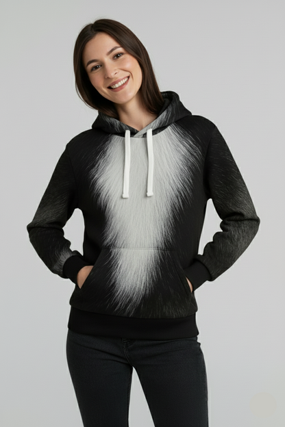 Arctic Blaze Fur Hoodie