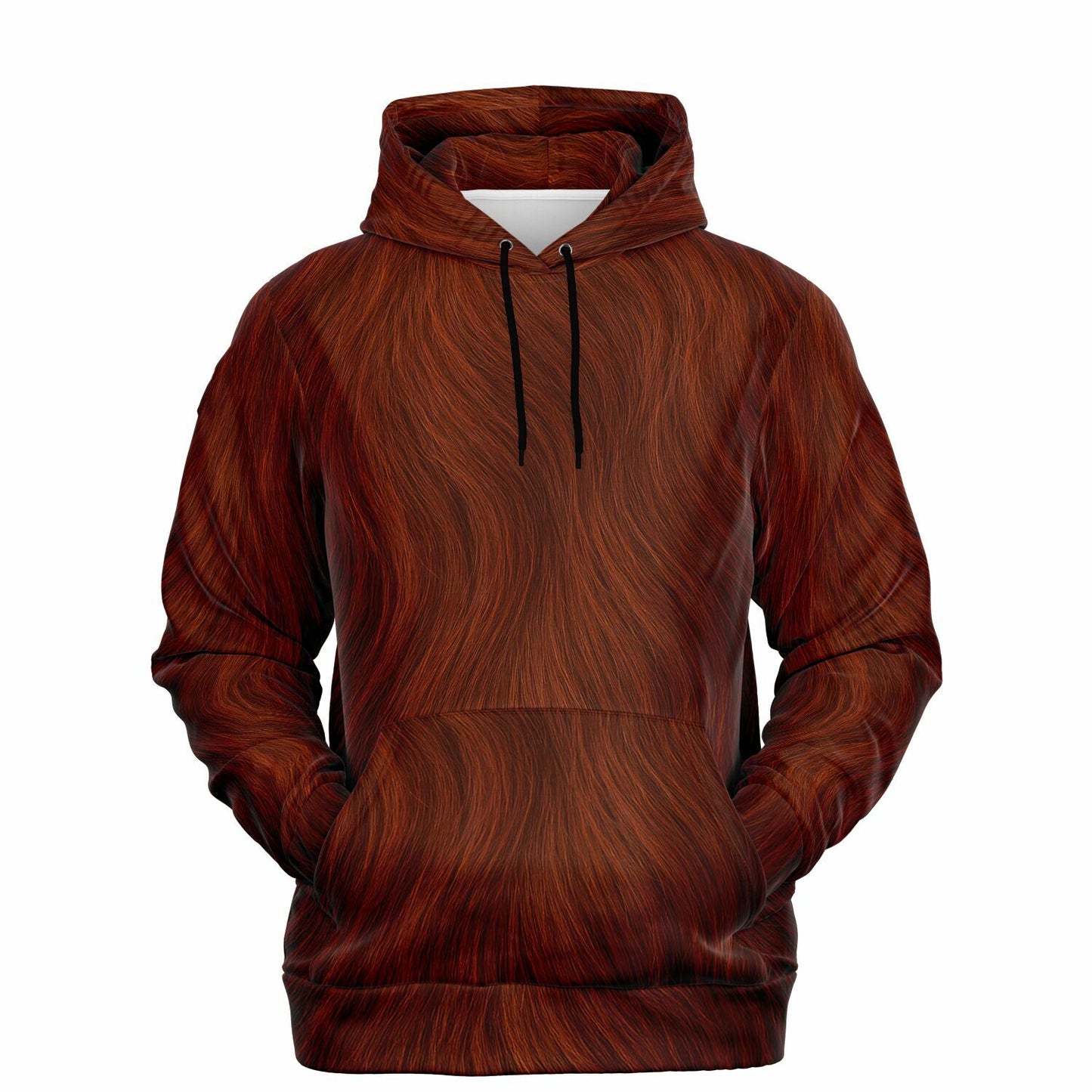 Golden Retriever Dark Red Fashion Hoodie