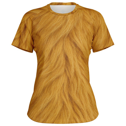 Golden Flame Fur Tee