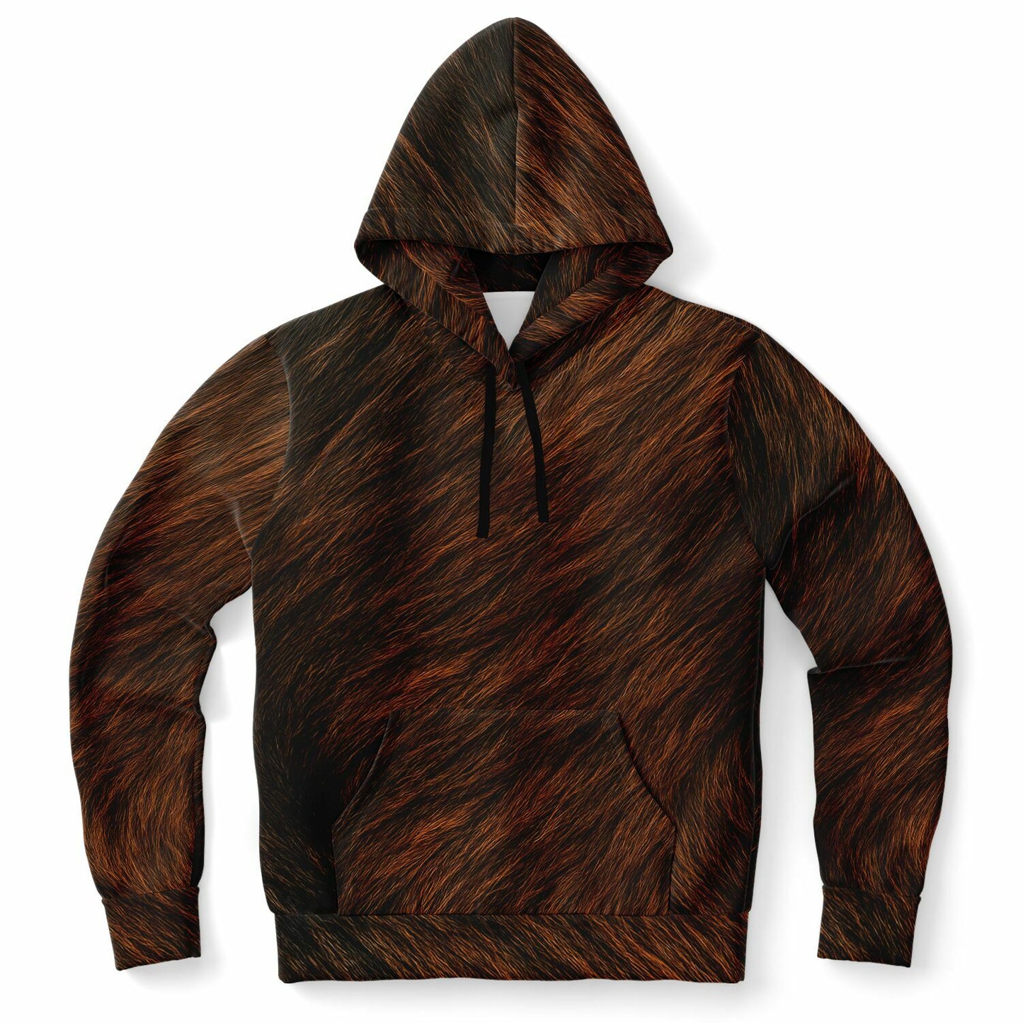 Obsidian Flame Fur Hoodie