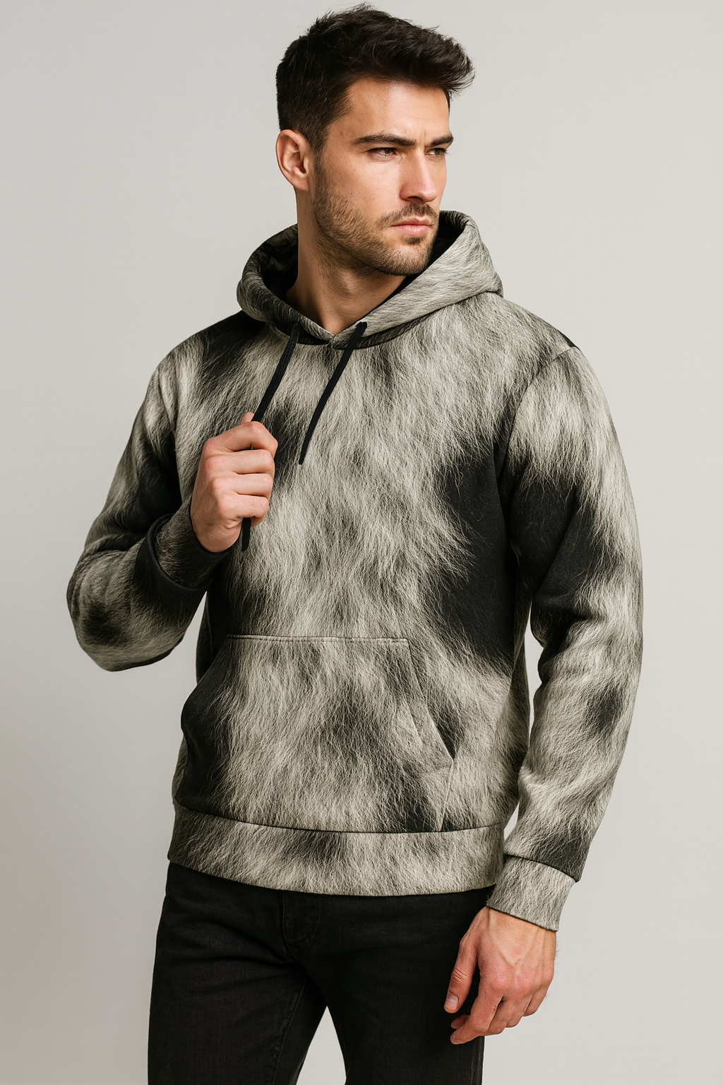 Shadow Fur Hoodie