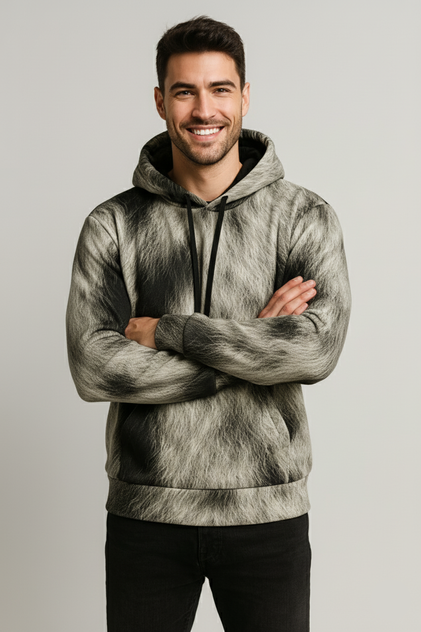 Shadow Fur Hoodie