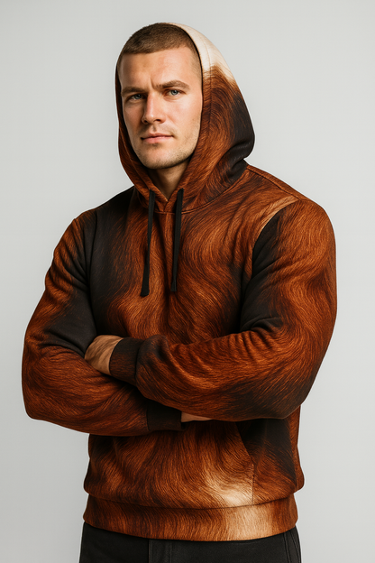 Rust Fur Hoodie