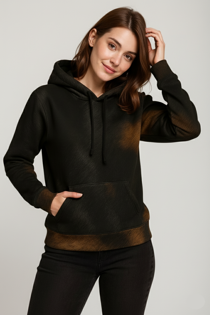Ember Rust Fur Hoodie