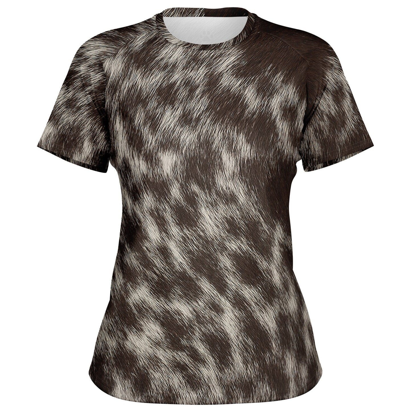 Mocha Patch Fur Tee