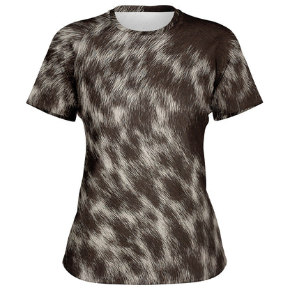 Mocha Patch Fur Tee