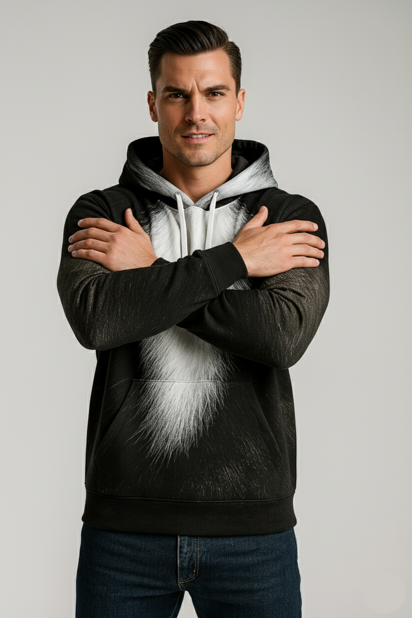 Arctic Blaze Fur Hoodie
