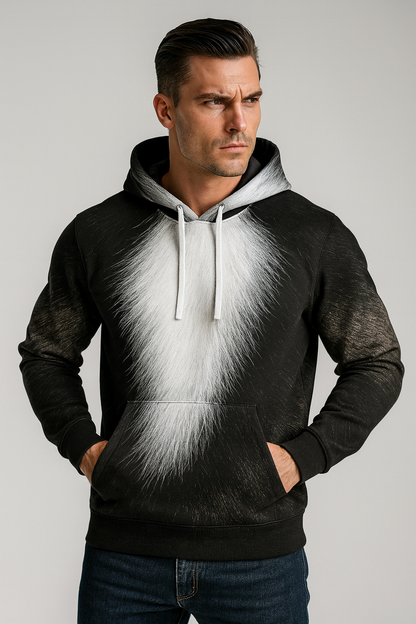 Arctic Blaze Fur Hoodie
