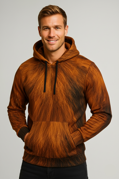 Copper Blaze Fur Hoodie