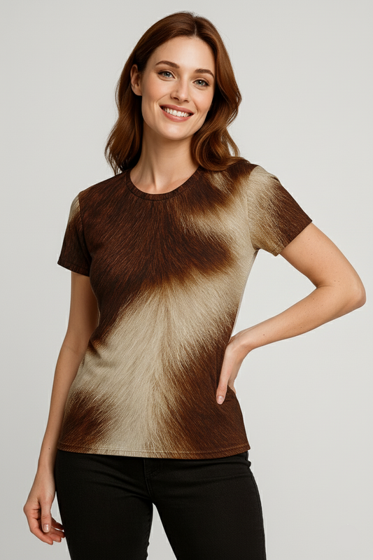 Alpine Glow Fur Tee