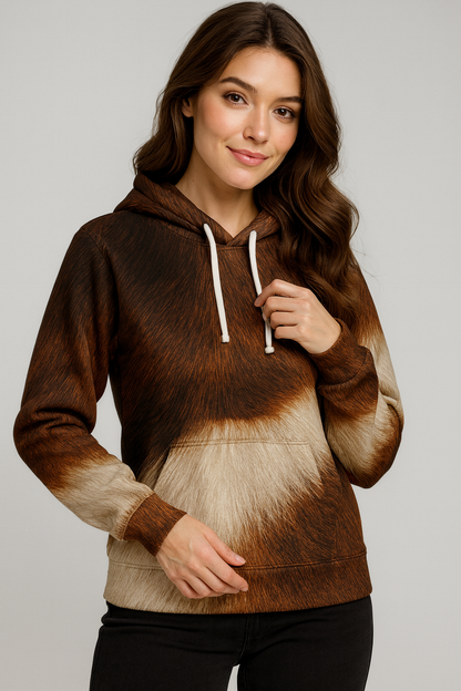 Alpine Glow Fur Hoodie